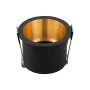 SPOT RETRAIT ROND ALUMINUM NOIR+GOLD TOMEK