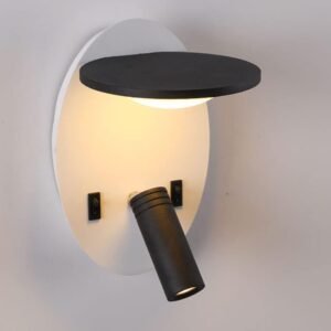 TETE DE LIT 10W+3W 4000K BLANC+NOIR PROLUX