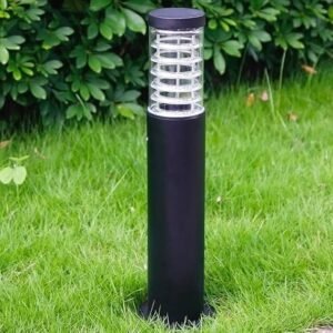 BORNE DE JARDIN E27 60CM IP65 NOIR ELUZ