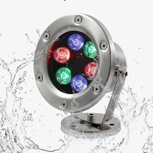 PROJECTEUR FONTAINE LED 6W 120MM RGB IP68 ELUZ